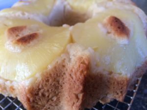 Upside down pineapple bundt cake