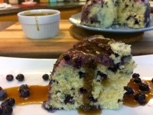 Microwave Style Blueberry Duff