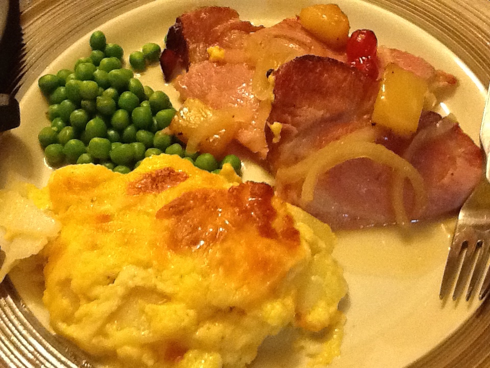 Traditional Newfoundland Baked Ham & Scallop Potatoes