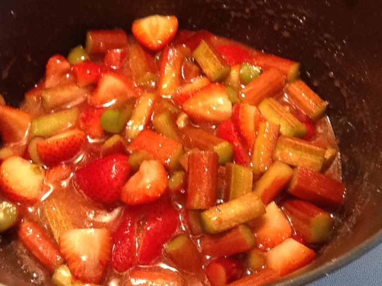 Rhubarb and Strawberry Jam