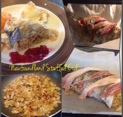 Traditional Newfoundland Stuffed Codfish