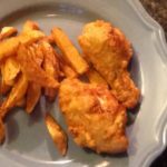 Traditional Newfoundland Battered Deep Fried Chicken and Chips