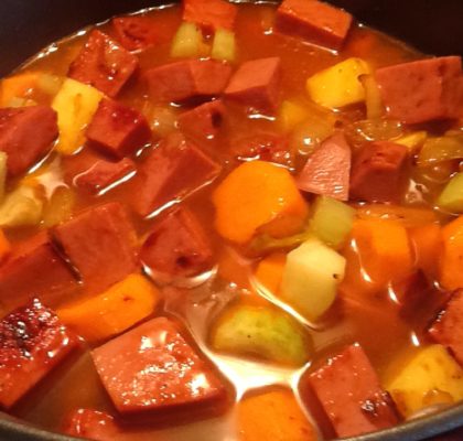Traditional Newfoundland Bologna Stew