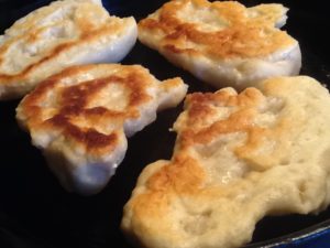 Homemade toutons