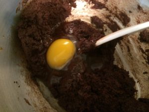 Brownies and cocoa cream cheese icing