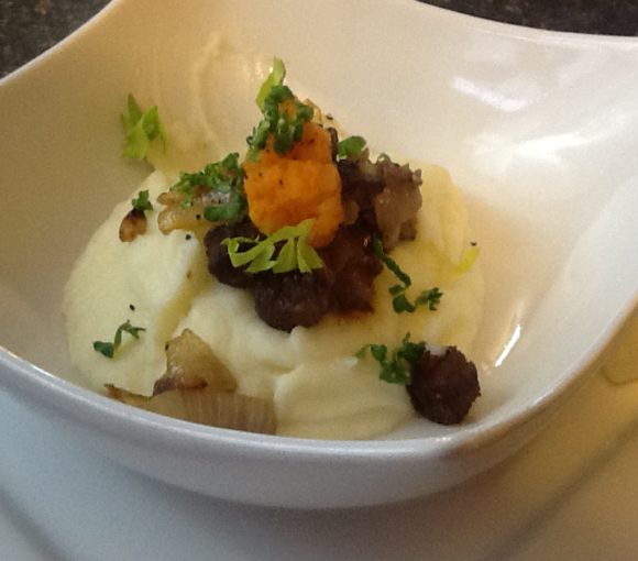 Traditional Newfoundland Potato Soup with Sausages