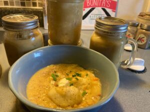 Traditional Newfoundland Peas Soup and Dough Boys