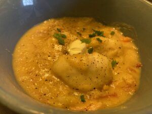 Traditional Newfoundland Peas Soup and Doughboys