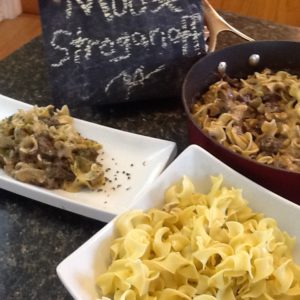 Traditional Newfoundland Moose Stroganoff