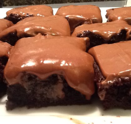 Traditional Newfoundland Brownies & Cream Cheese Icing