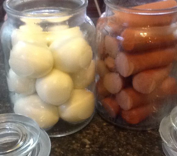 Traditional Newfoundland Pickled Eggs and Pickled Wieners