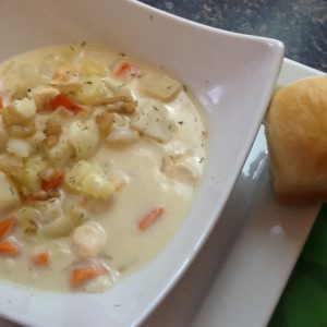 Traditional Newfoundland Seafood Chowder