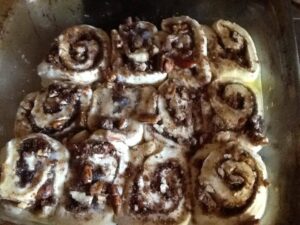 Blueberry Cinnamon Sticky Rolls