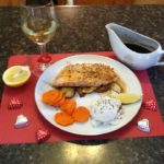 Traditional Newfoundland Salmon with Molasses Sauce 