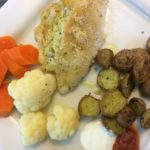 Chicken Breasts Stuffed and Baked Baby Spuds
