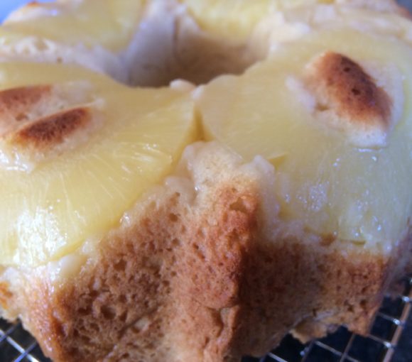 Upside down pineapple bundt cake