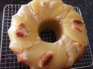 Upside down pineapple bundt cake