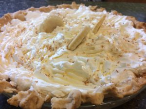 Coconut cream pie