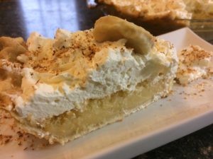 Coconut cream pie