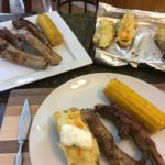 BBQ Ribs and Double Baked Potatoes