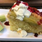 Upside Down Rhubarb Cake