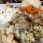 Stuffed Pork Chops with Mushroom Sauce 