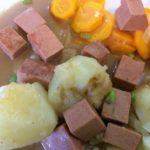 Bologna Gravy and Boiled Potatoes-Traditional Newfoundland