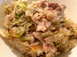 Cabbage casserole