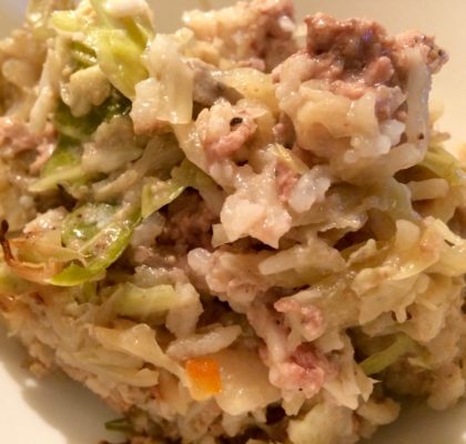 Cabbage casserole