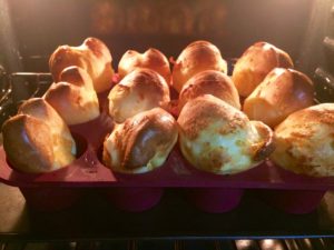 Prime Rib Roast Dinner with Yorkshire Pudding