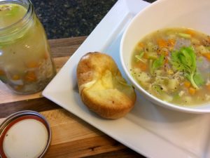 Homemade chicken soup