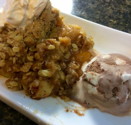 Traditional Newfoundland Apple Crumbles