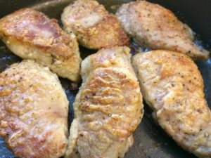 Pork Chops, Onions and Gravy with Pastry