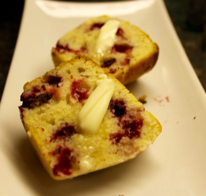 Traditional Newfoundland Partridgeberry Muffins