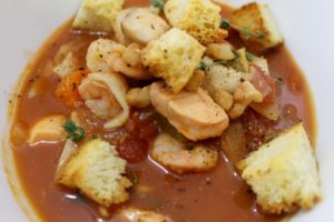 Tomato Based Seafood Chowder