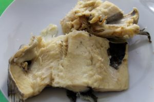 creamed codfish - from salted cod
