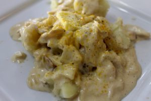 Creamed Codfish-from salted cod