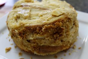 White Bread Cod Pudding with Drawn Butter