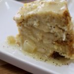 White Bread Cod Pudding with Drawn Butter