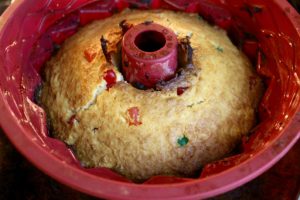 Coconut gumdrop cake