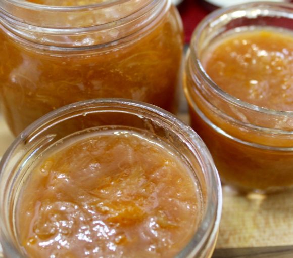 Rhubarb and Apricot Jam