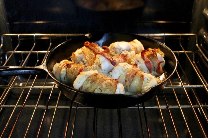Bacon Wrapped Stuffed Cod Fillets - Bonita's Kitchen