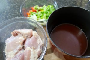 Sweet & Sour Slow Cooked Chicken Thighs