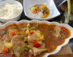 Sweet & Sour Slow Cooked Chicken Thighs