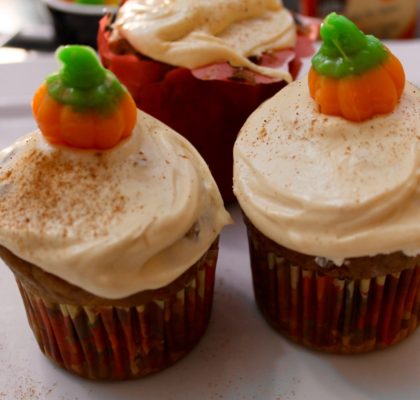 PUMPKIN CARROT WALNUT MUFFINS