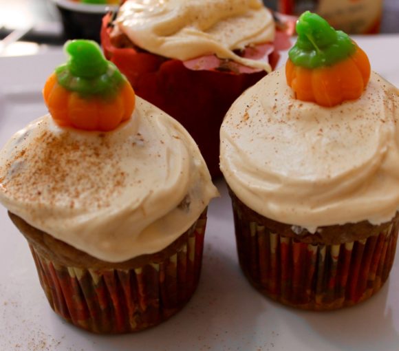 PUMPKIN CARROT WALNUT MUFFINS