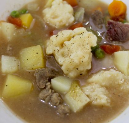 BEEF STEW and DOUGHBOYS