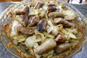 Fried Cabbage and Sausage