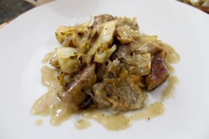 Fried Cabbage and Sausage