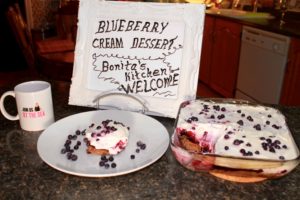 Blueberry Cream Dessert